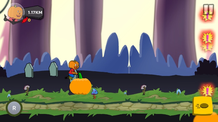 Perry the Pumpkin - Broom Dash