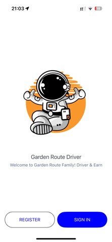 Garden Route Driver App screenshot