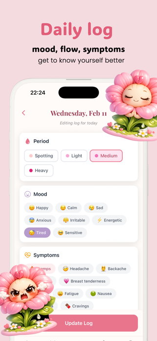 Posy: Period Tracker & Log Screenshot 3 of 4