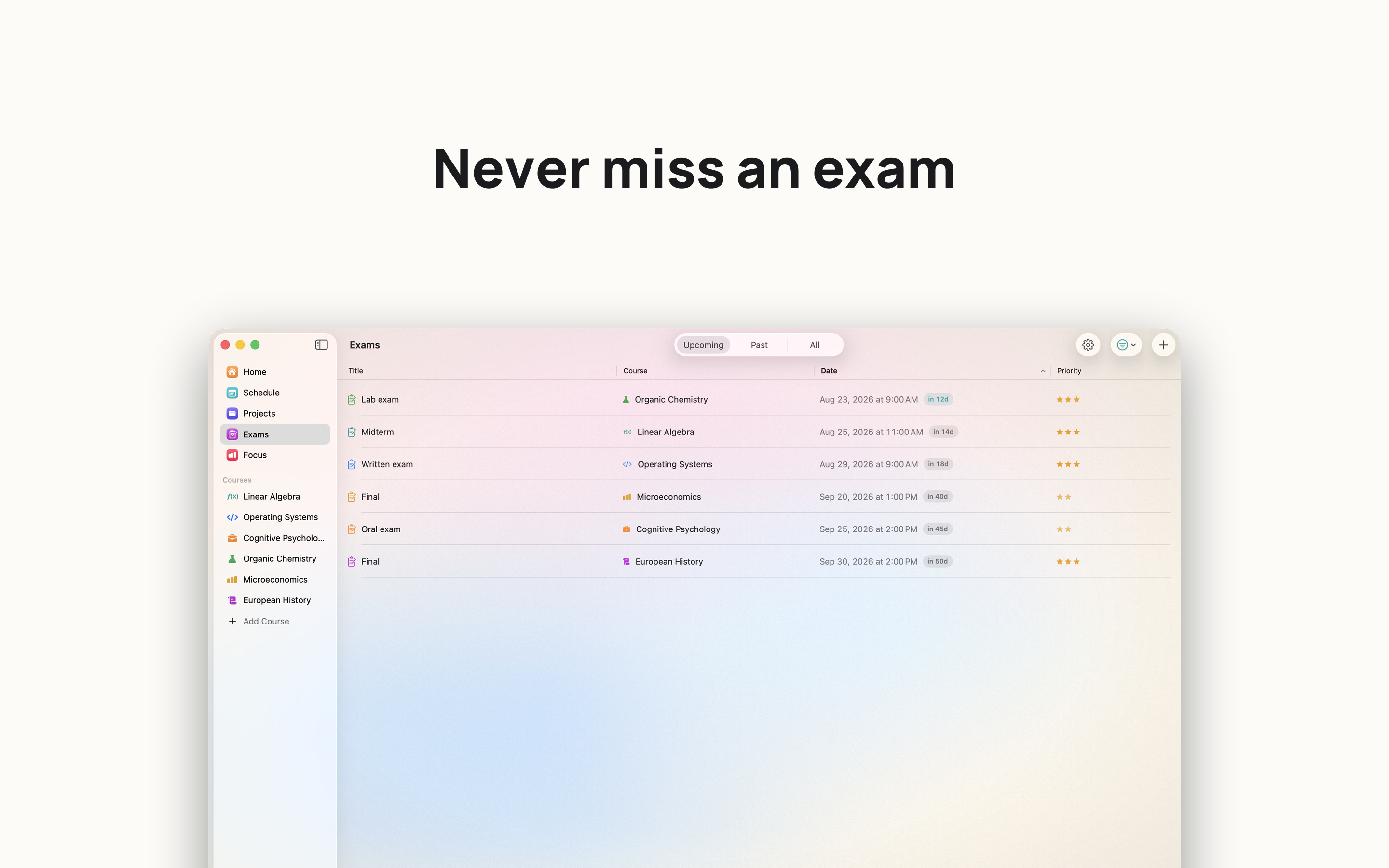 majored: College Study Planner screenshot 13