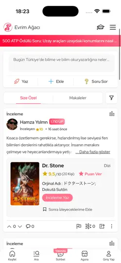 Evrim Ağacı iPhone Ekran Görüntüsü 2