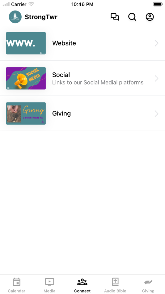 #3. Strong Tower NC (iOS) 由: Strong Tower Christian Fellowship