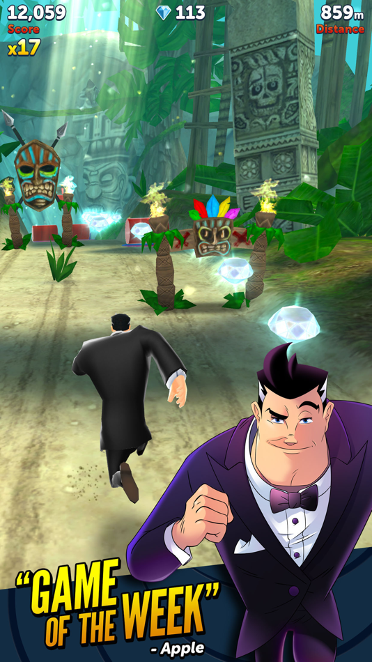 #4. Agent Dash (iOS) 由: Full Fat Productions Ltd