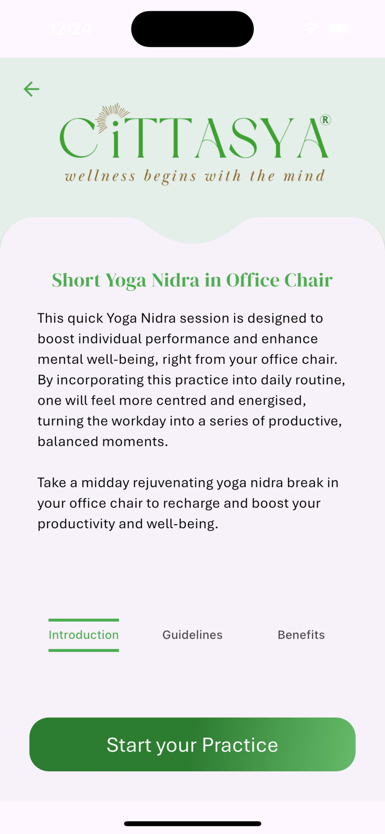 Screenshot 7 of Cittasya:Yoga Nidra Meditation