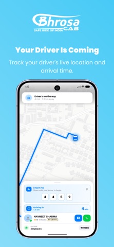 Bhrosa Cab, Auto, Bike iPhone screenshot