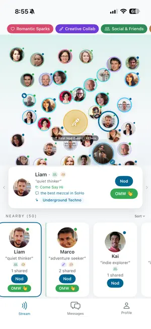 Nod - Meet People Near You screenshot 2