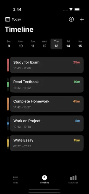 FocusTodo-Time Logger screenshot 2
