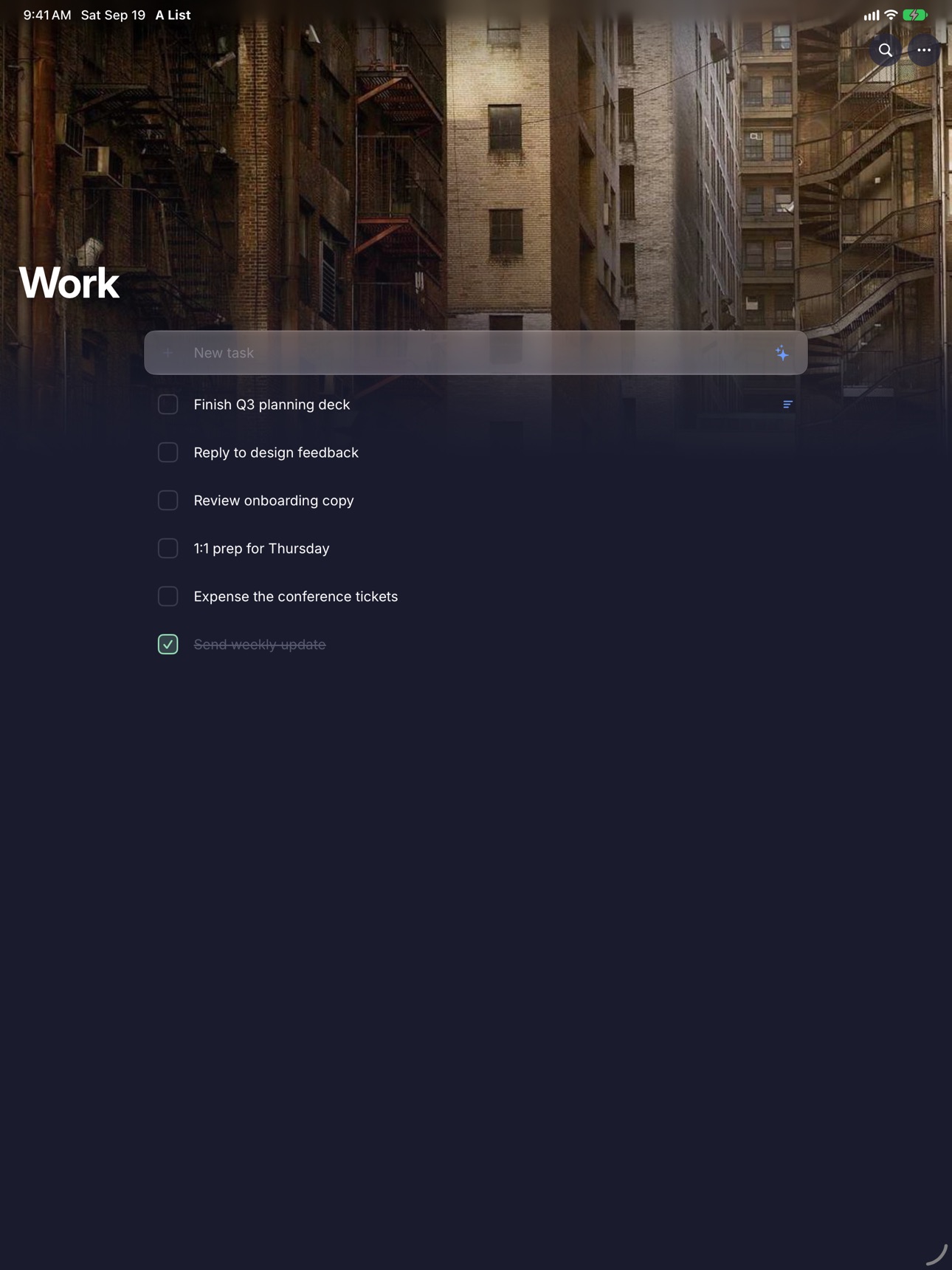 Screenshot 8 of A List of Things To Do