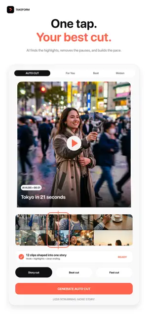 Takeform: 1-Click Video Editor screenshot 2