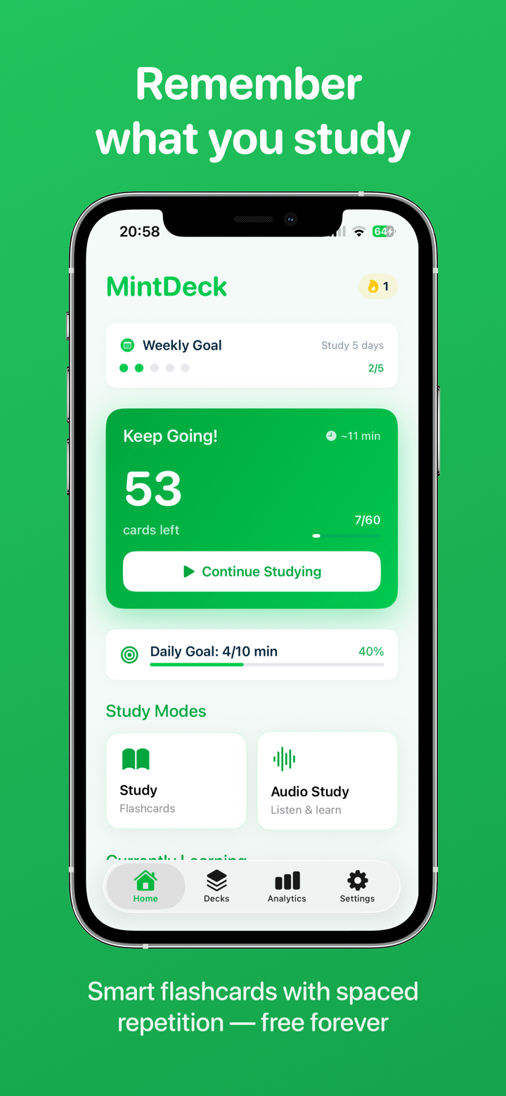 MintDeck: Flashcards & Quizzes screenshot 8