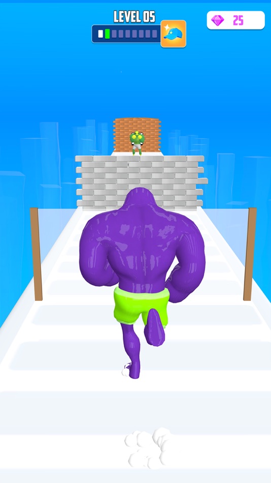 #3. Big Man Runner Game (iOS) 由: Awon Haider Naqvi