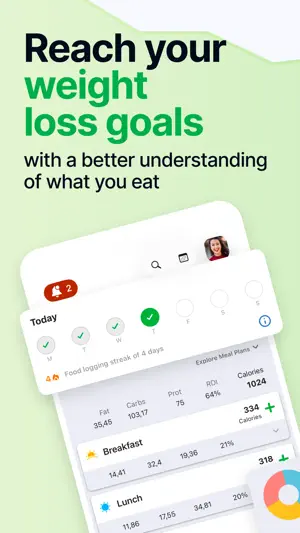 Calorie Counter by fatsecret screenshot 1