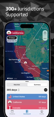 Tax Residency Tracker: Sarmiza iPhone screenshot