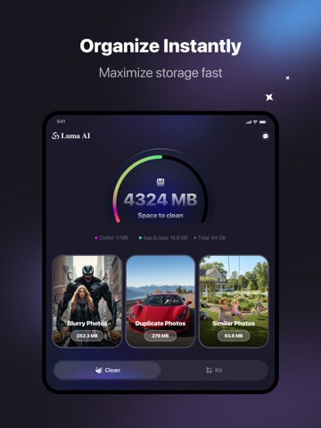 Luma AI: Photo Organizer iPad screenshot