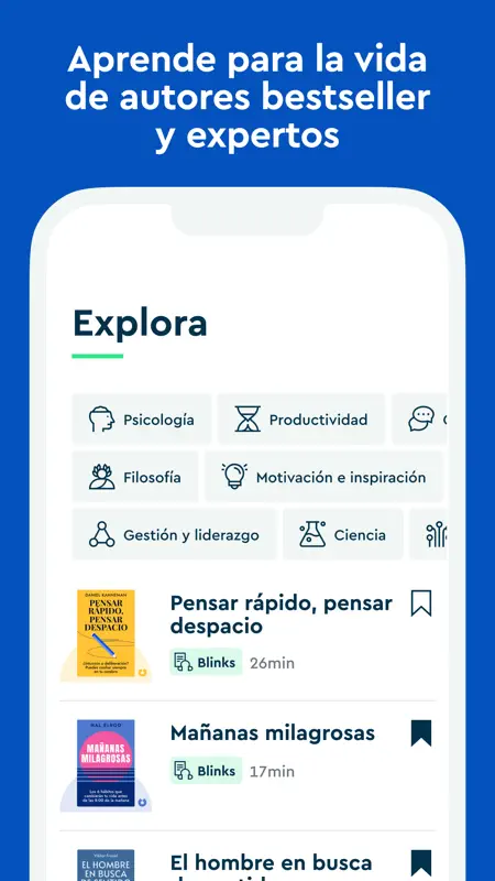 Blinkist: Resúmenes de libros screenshot 8 of 10