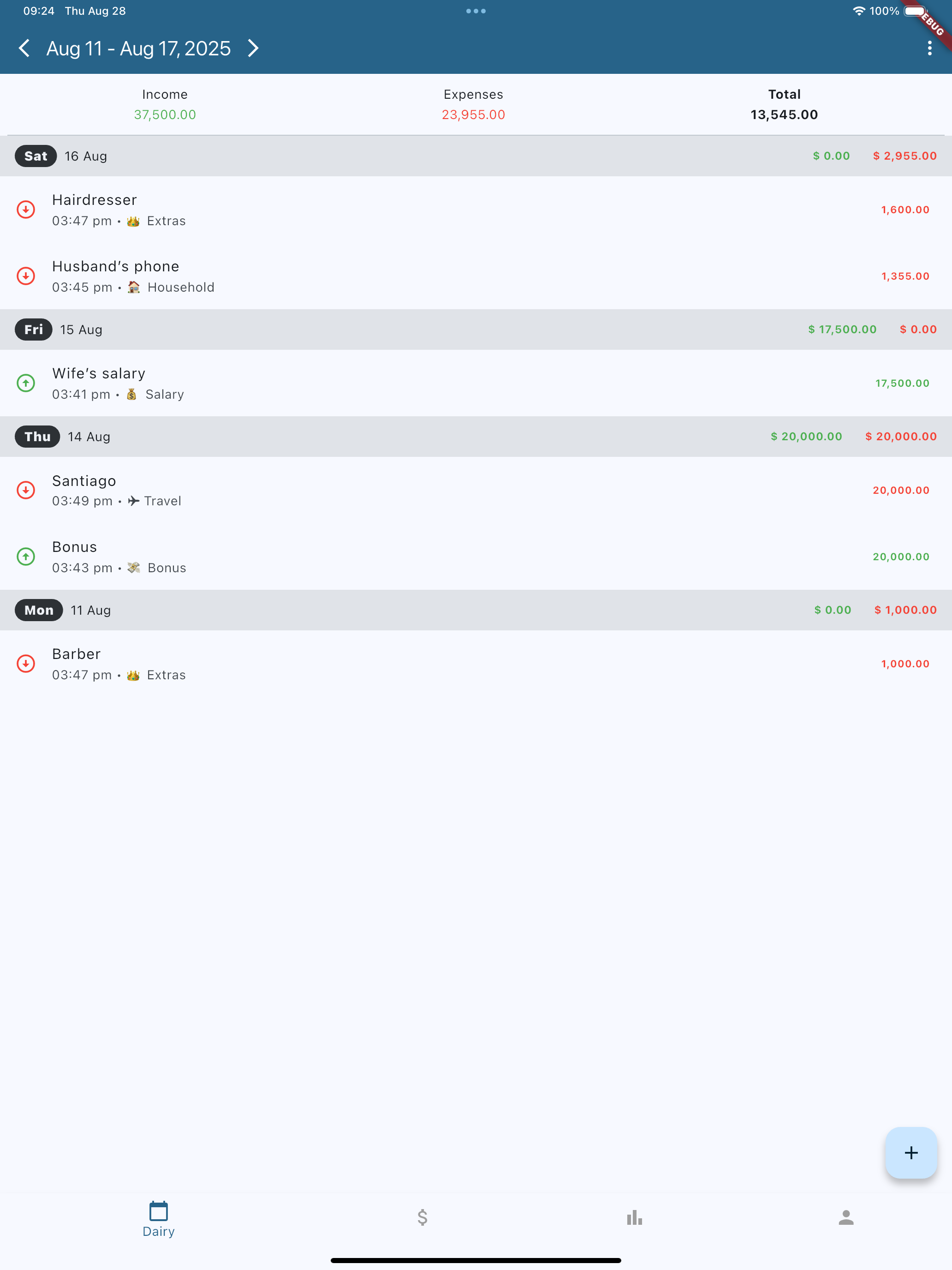 iBudget - Manage your Finances