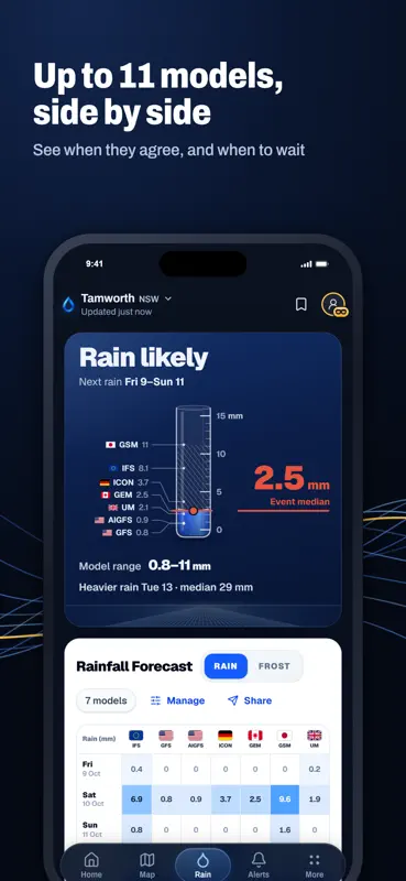 Bravo Weather: Rain Forecast screenshot 3 of 7