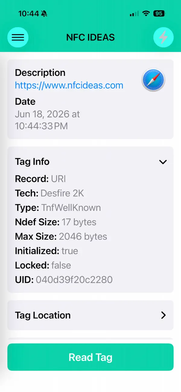 Screenshot #3 pour Nfc Ideas