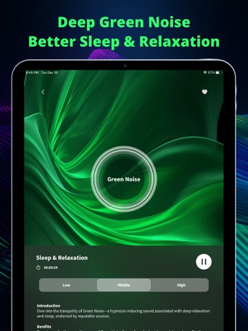 Binaural Beats Healing Sleep iPad screenshot
