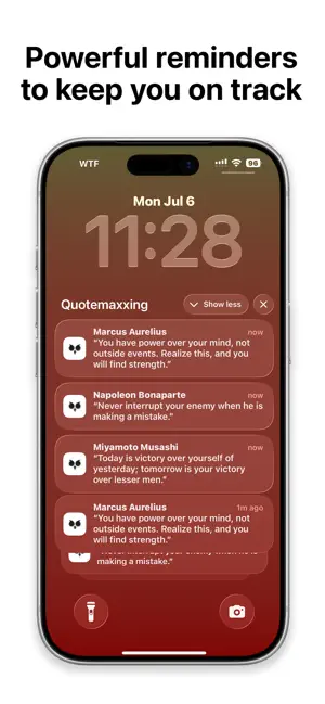 Quotemaxxing - Daily Quotes screenshot 3