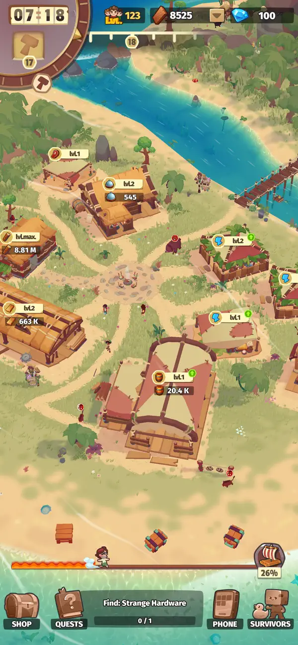 Pocket Tales: Survival Game Hack screenshot 1 - game app interface