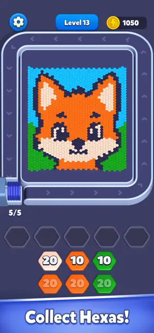 Hexa Flow - Sort Puzzle screenshot 1