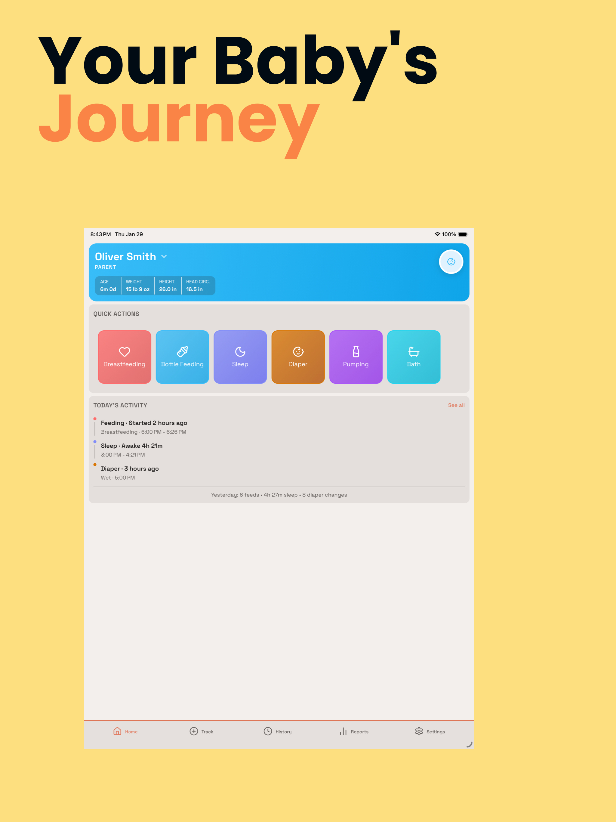 Nappie Baby: Tracker & Journal