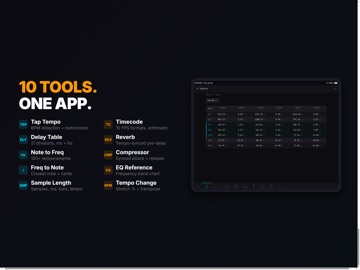 Kompute - Music Calculator iPad screenshot