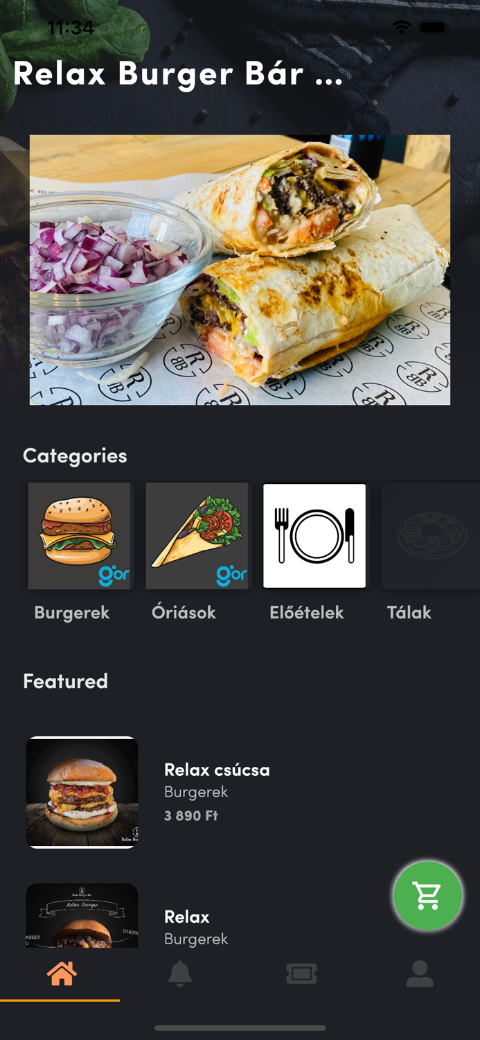Relax Burger Bár Dunaharaszti