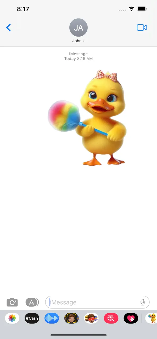 Screenshot #3 pour Dusting Duckling Stickers