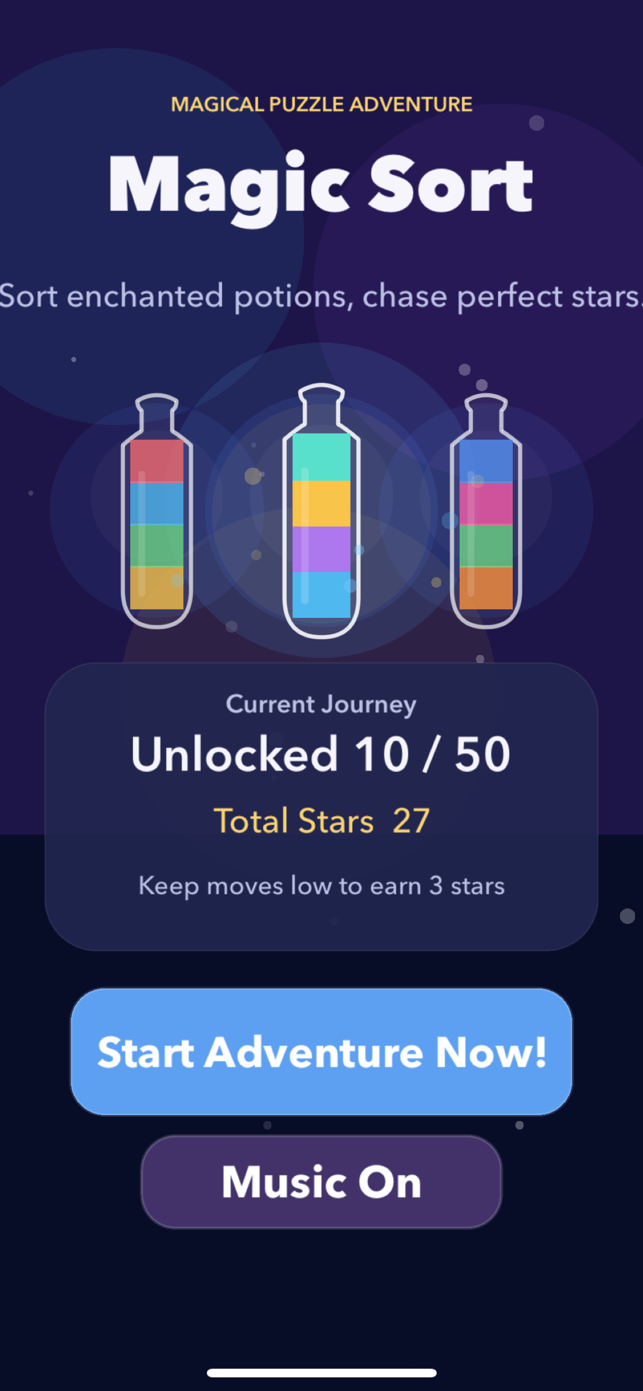 Magic Sort: Kitty Water Puzzle screenshot 4