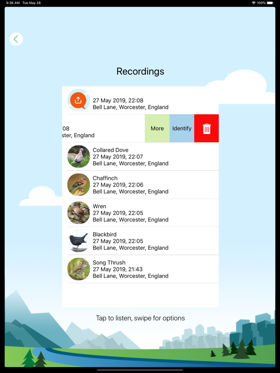 ChirpOMatic Birdsong ID Europe iPad screenshot 6 - Reference app