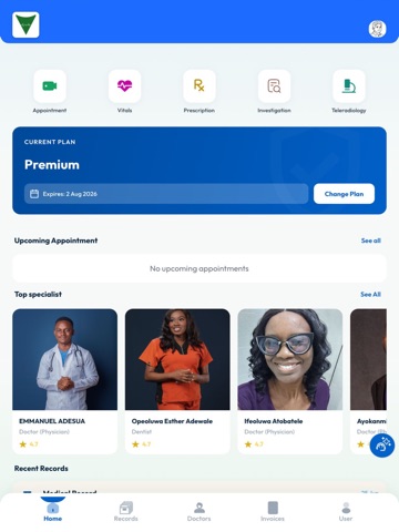 Karevault Telehealth ipad screenshot 3