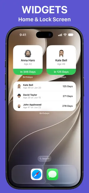 Birthday Countdown & Widget screenshot 2