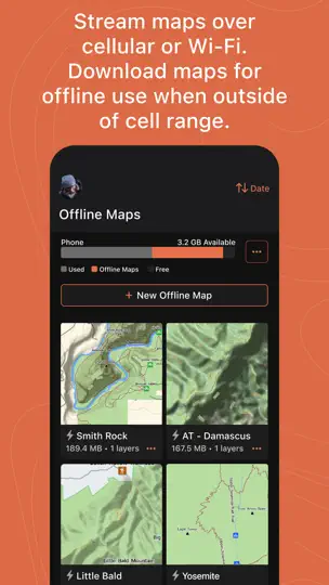 Captura de pantalla de Garmin Explore™ en iPhone 3