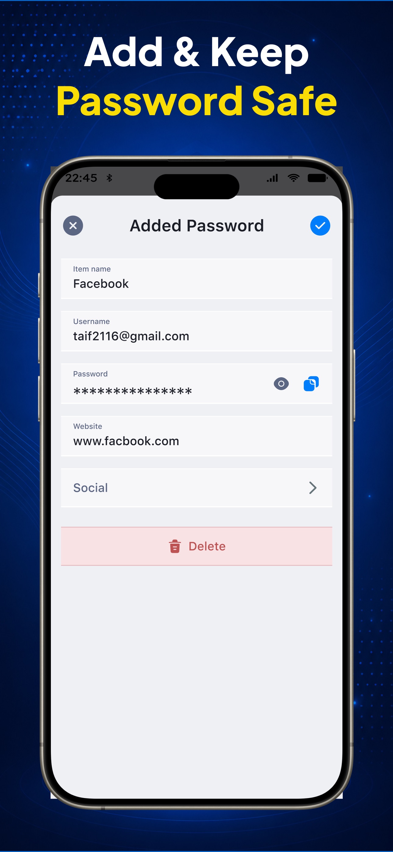Screenshot 3 of SecureVault: Password Manager