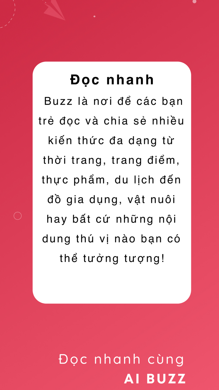 Buzz AI-driven feed