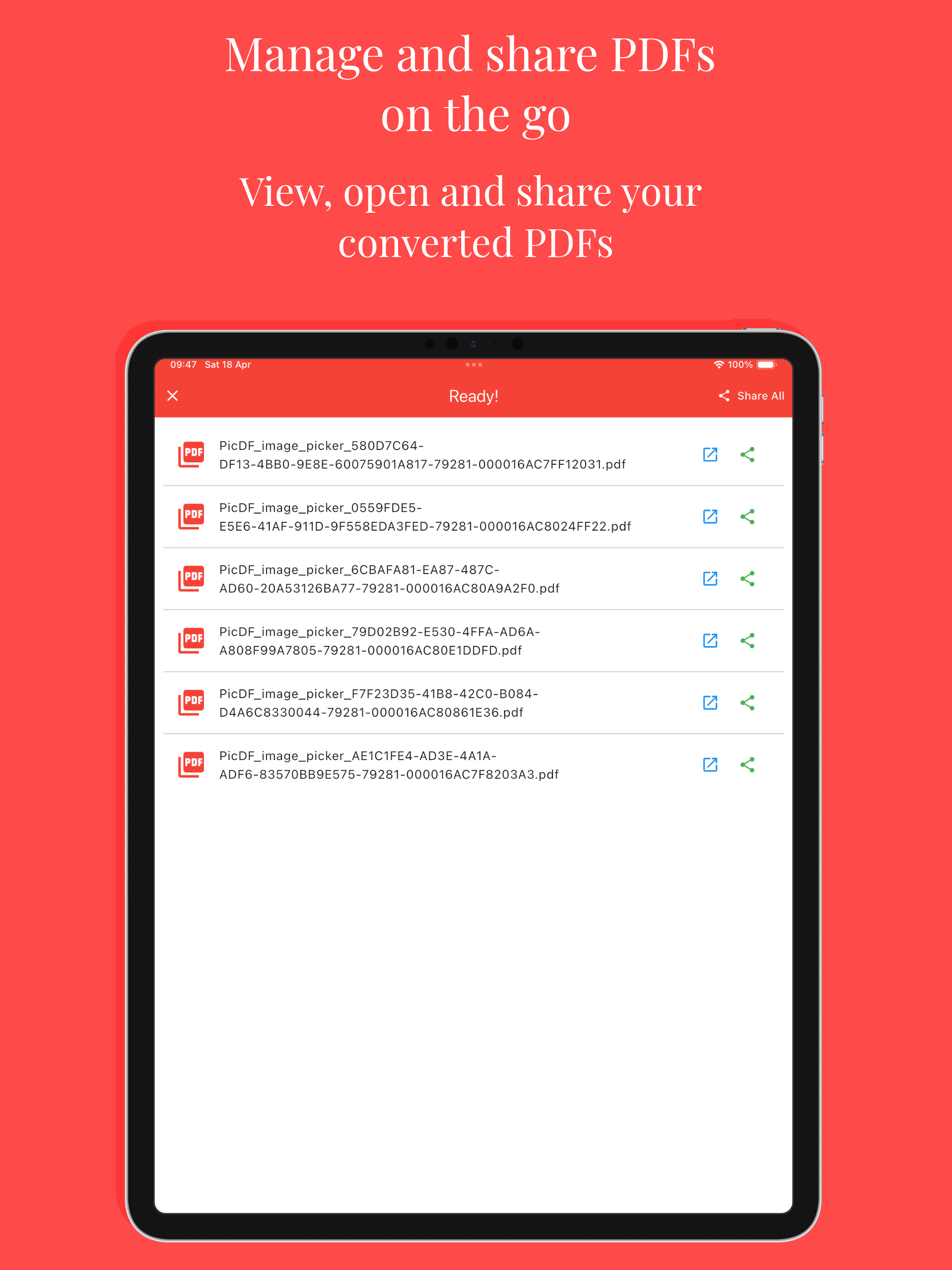 Convert image to pdf: PicDF