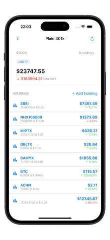 Net Worth Telescope screenshot