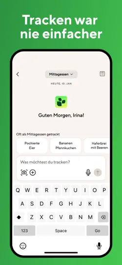 Screenshot von Lifesum: Kalorien Zähler AI auf dem iPhone 3