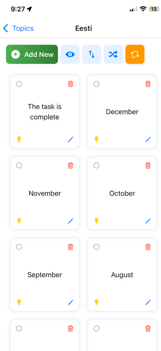 7 Flashcards Screenshot 2 of 6