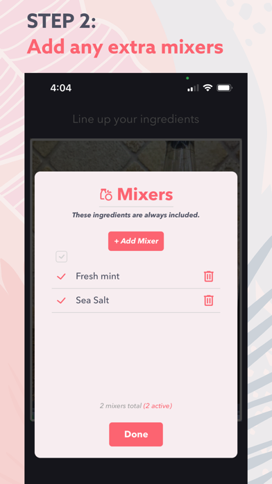 GlassEye - Cocktail Creator Screenshot