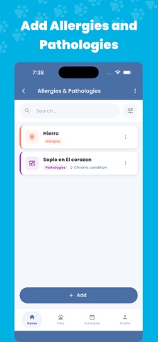 Petic: Pet Health Card iPhone screenshot