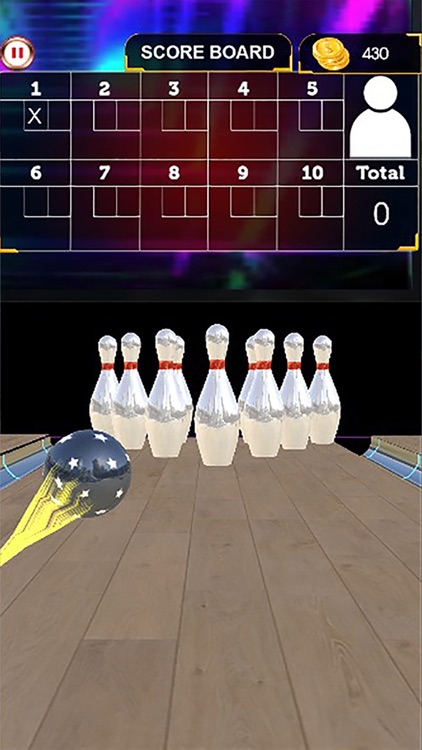 Pin Bowling Ball Strike Game