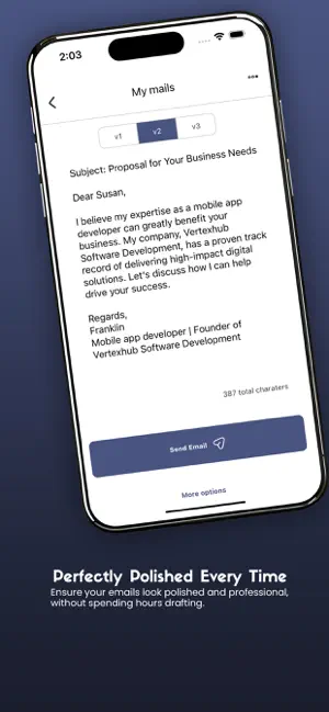 EmailGenie | Business Email AI screenshot 1