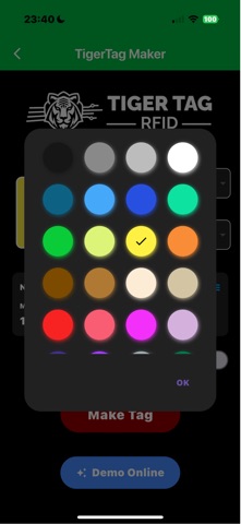 TigerTag RFID Connect screenshot