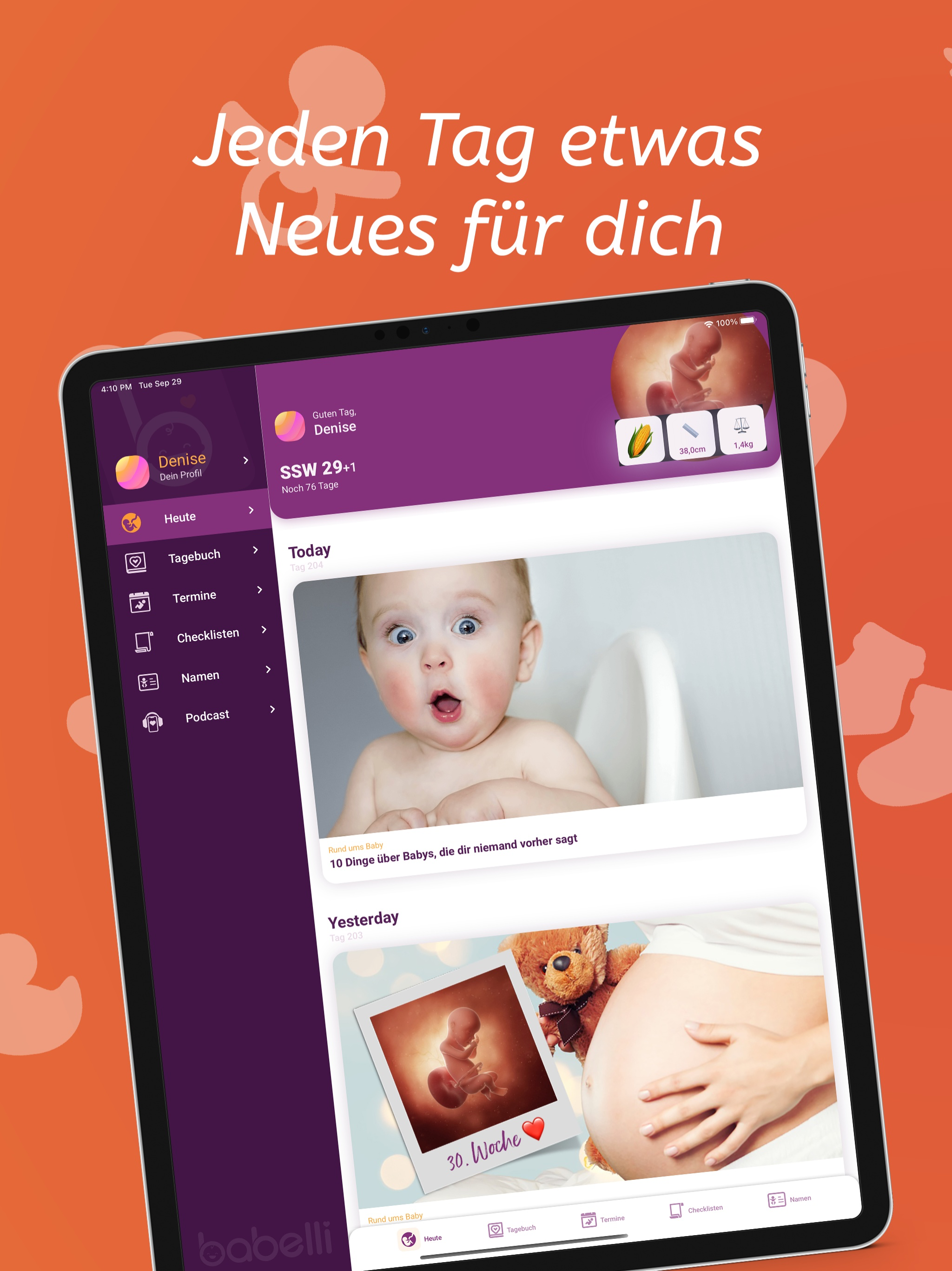 Babelli Schwangerschafts App screenshot 9