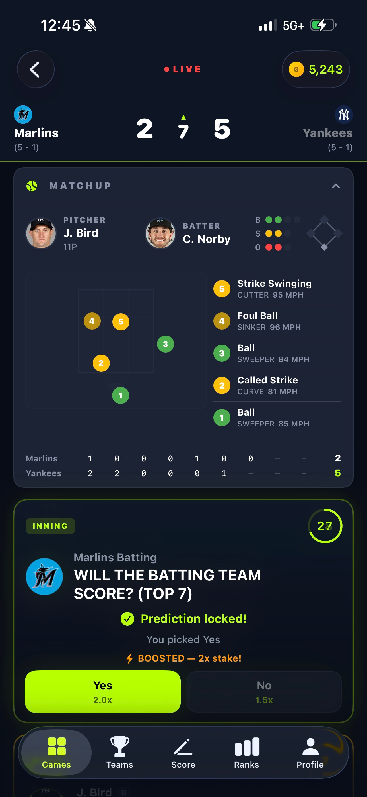 GameWagerBaseball