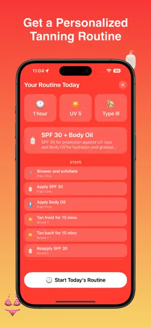 Solar AI - Tanning Assistant iPhone screenshot 2