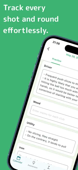 AI Golf Coach & Golf Tracker screenshot 1